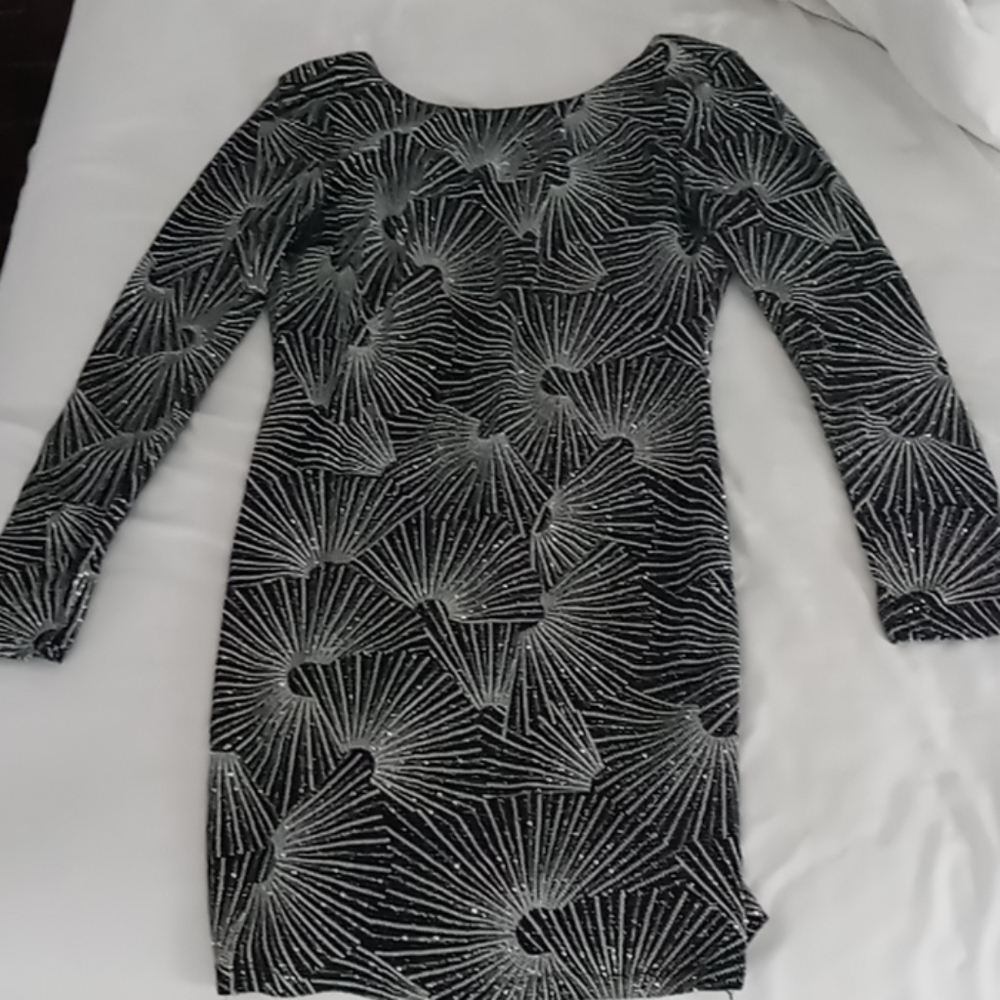 Charlotte Russe long sleeve cocktail dress